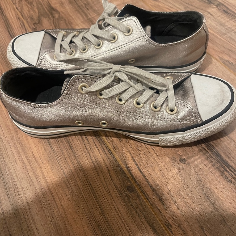 Gold Converse All Stars